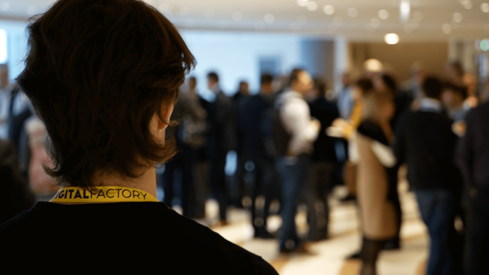 Man walking toward the event