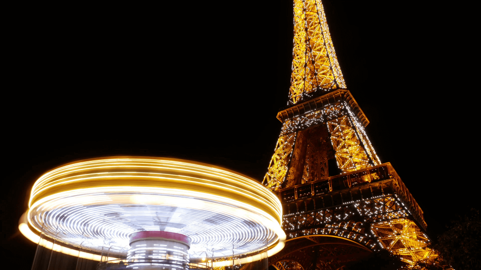Eiffel Tower by night