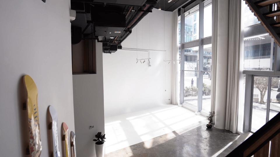 The Studio from the stairs